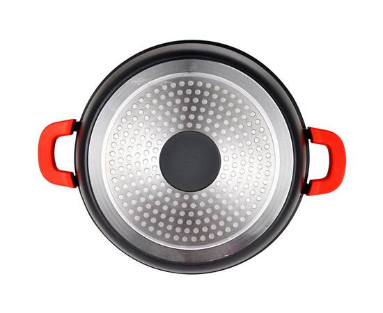 Каструля з кришкою Bergner Chroma 20 см 2.2 л (BG-30114-BK), Тип: каструля, Об'єм: 2,2 л, Колір: чорний, зображення 2