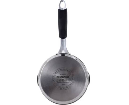 Ковш Bergner Midnight 1.3 л (BG-32125-MM), Тип: ковш, Объем: 1,3 л, Цвет: серебряный, изображение 4