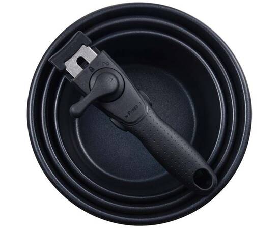 Набор ковшей со съемной ручкой Bergner Click & cook, 1.5/2.1/3 л (BG-32293-MM), изображение 2