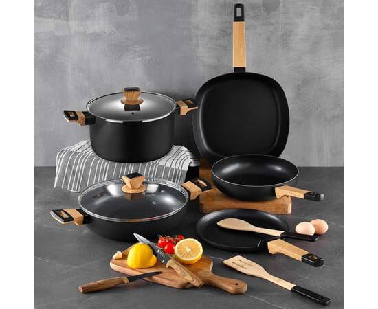 Набор кухонных принадлежностей Bergner Earth black 3 предмета (BG-43016-BK), изображение 3