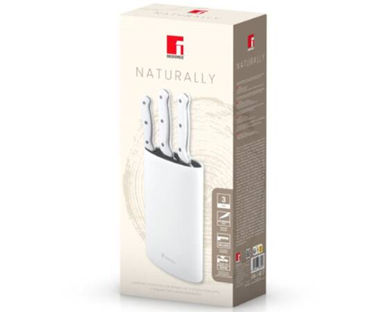 Набір ножів Bergner Naturally 4 предмети (BG-39245-WH), зображення 6