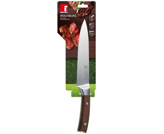Ніж кухонний Bergner Wolfsburg, 20 см (BG-39160-BR), зображення 3