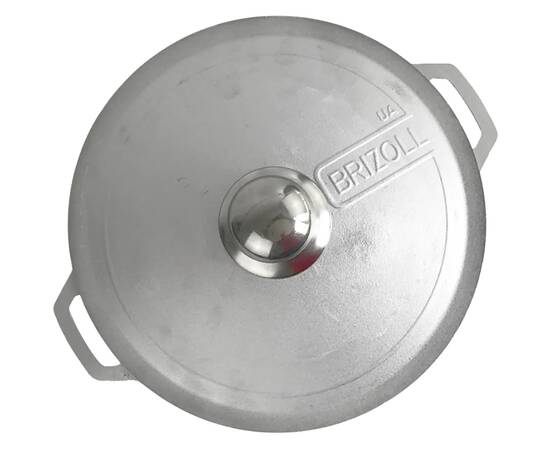 Сковорода алюминиевая с алюминиевой крышкой 240х60 мм Monolith Brizoll (5-2460-4), изображение 3