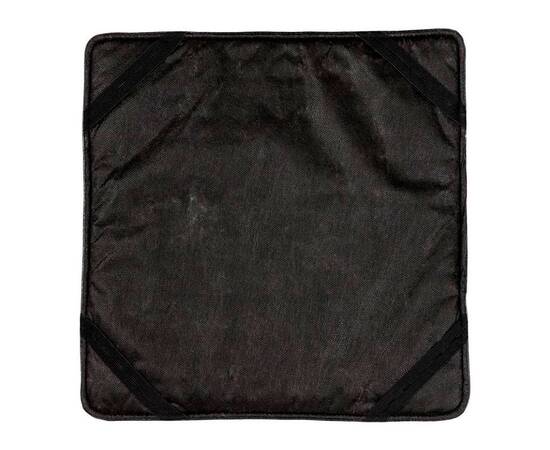 Чохол на табурет 35х35 чорний з екошкіри Прованс (034069), Колір: чорний, Розмір: 35x35, зображення 2