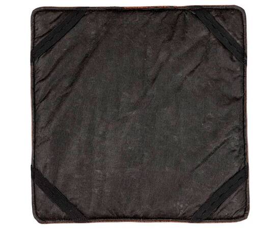 Чохол на табурет 35х35 коричневий з екошкіри Прованс (034067), Колір: коричневий, Розмір: 35x35, зображення 2