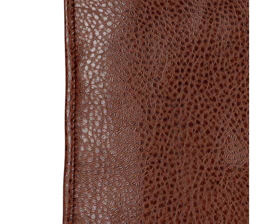 Чохол на табурет 35х35 коричневий з екошкіри Прованс (034067), Колір: коричневий, Розмір: 35x35, зображення 3