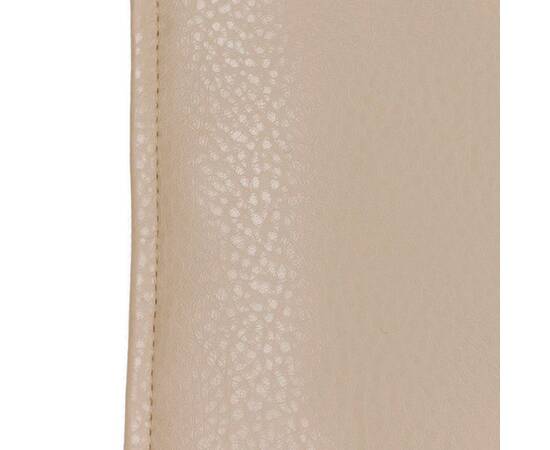 Чохол на табурет 35х35 кремовий з екошкіри Прованс (034071), Колір: кремовий, Розмір: 35x35, зображення 3