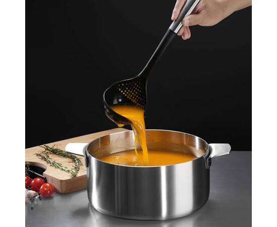 Каструля з кришкою MasterPro Sigma, 4.9 л (BGMP-1666-MM), Тип: каструля, Об'єм: 4,9 л, Колір: срібний, зображення 5