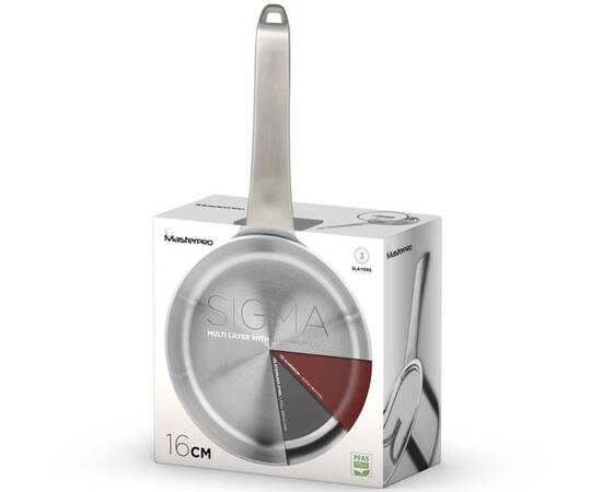 Ківш MasterPro Sigma, 1.6 л (BGMP-1654-MM), Тип: ківш, Об'єм: 1,6 л, Колір: срібний, зображення 5