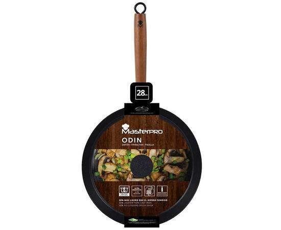 Сковорода чавунна MasterPro Odin, 28 см (BGMP-3817), зображення 4