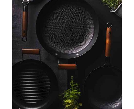 Сковорода-гриль чавунна MasterPro Odin, 28 см кругла (BGMP-3820), зображення 5