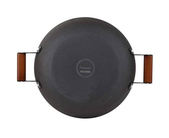 Сковорода-гриль чавунна MasterPro Odin, 32 см кругла (BGMP-3821), зображення 3