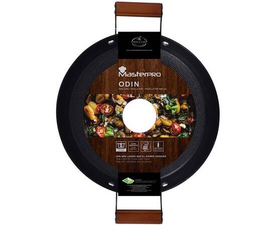 Сковорода-гриль чавунна MasterPro Odin, 32 см кругла (BGMP-3821), зображення 4