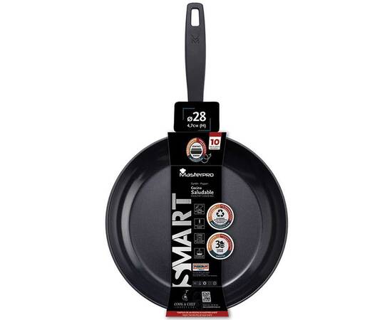 Сковорода MasterPro Smart, кований алюміній, 28 см (BGEU-3769), зображення 3