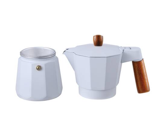 Кавоварка гейзерна Bergner Naturally 6 чашок (BG-38191-WH-6), зображення 2