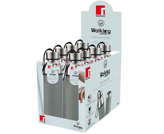 Термос-пляшка Bergner Walking anywhere, 570 мл (BG-37760-GR), зображення 5