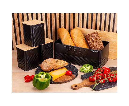 Хлібниця 33x18x12cm+ 3 ємності Kamille (1126), зображення 2
