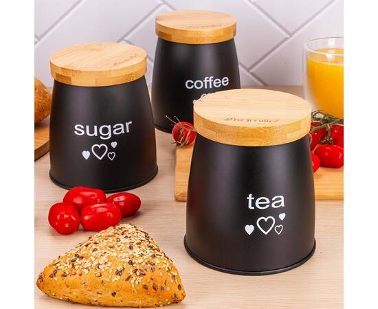 Комплект кухонних ємностей 3 шт. Kamille (1129), зображення 3