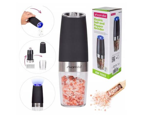 Мельница для перца електрическая Kamille (7055), изображение 2