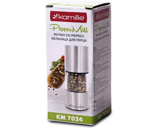 Мельница для специй O5x12.6см Kamille (7024), изображение 2