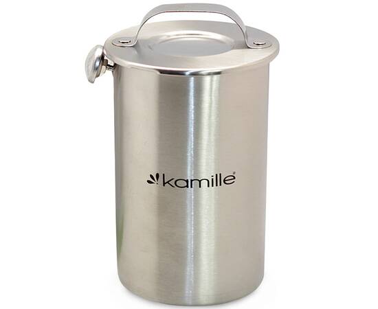 Ветчинница из нержавеющей стали с термометром 1,5 л Kamille (6506), изображение 2