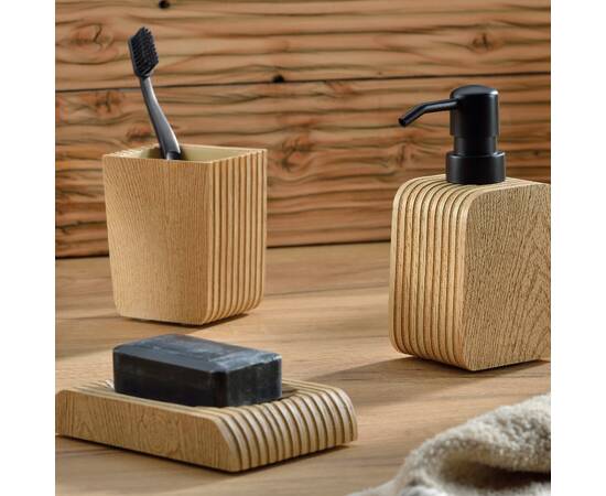 Дозатор для рідкого мила KELA Kaiu під дерево 250 мл (23684), зображення 3