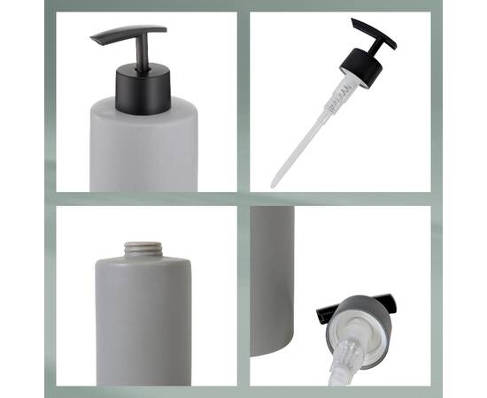 Дозатор для рідкого мила KELA Matsi світло-сірий 300 мл (23711), зображення 3