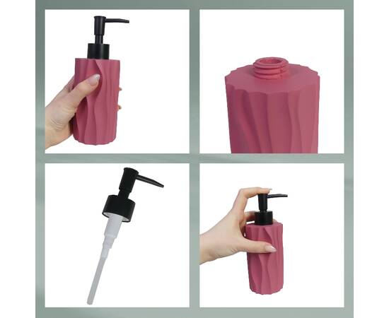 Дозатор для рідкого мила KELA Merida бірюзовий 200 мл (23774), зображення 3