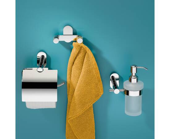 Дозатор для рідкого мила настінний KELA Lucido сріблястий 250 мл (22695), зображення 2