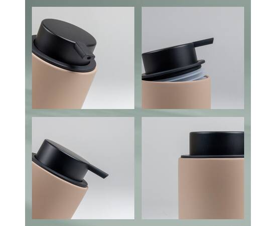 Дозатор для рідкого мила KELA Sana бежевий 300 мл (23951), зображення 2