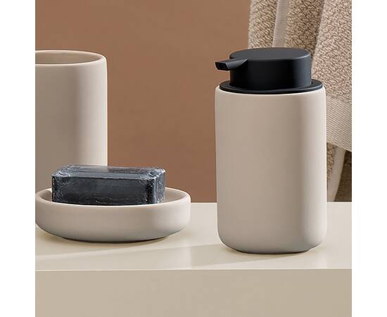 Дозатор для рідкого мила KELA Sana світло-сірий 300 мл (23955), зображення 3