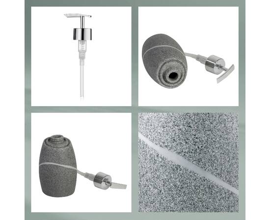 Дозатор для рідкого мила KELA Talus сірий 300 мл (20257), зображення 3