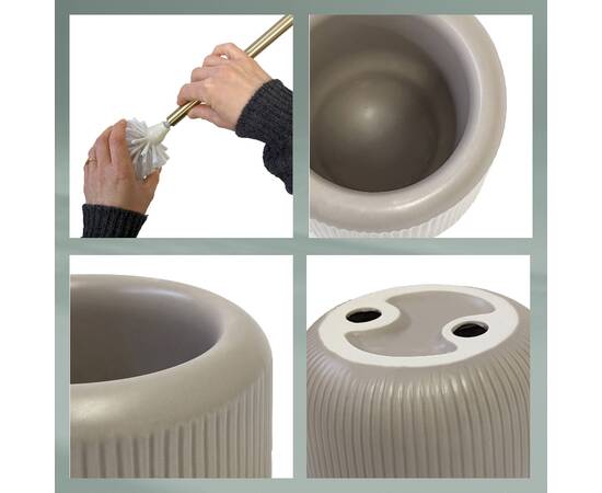 Йоршик для унітазу KELA Adele сірий 45.5х11 см (23741), зображення 4