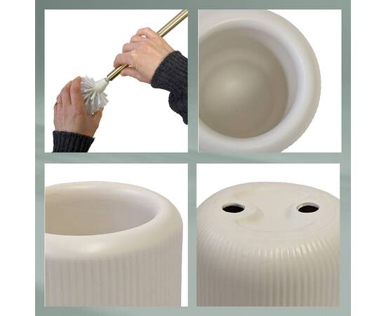 Йоршик для унітазу KELA Adele білий 45.5х11 см (23733), зображення 4