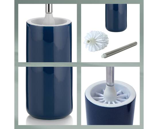 Йоршик для унітазу KELA Isabella синій 46х10.5 см (20511), зображення 4