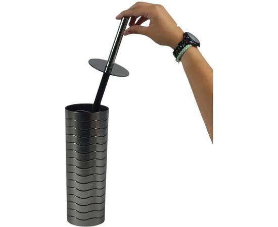 Йоршик для унітазу KELA Muna антрацит 37х9.5 см (22833), зображення 2