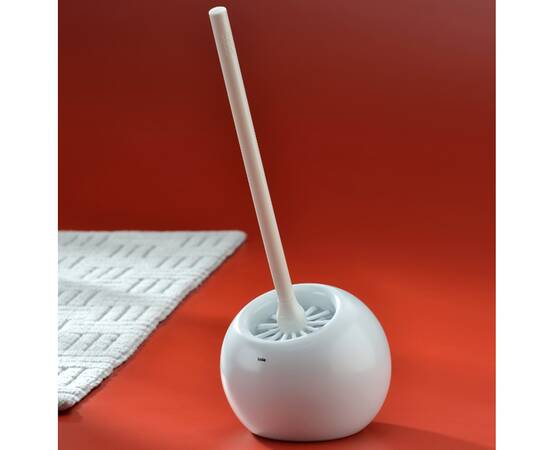 Йоршик для унітазу KELA Mara білий 41х16.5 см (20040), зображення 2