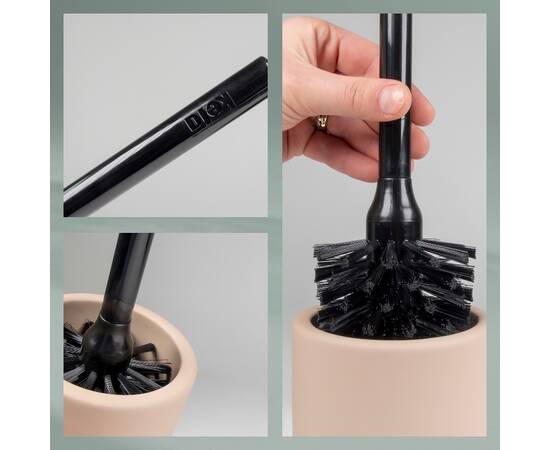 Ёршик для унитаза KELA Sana бежевый 45х10 см (23952), изображение 4