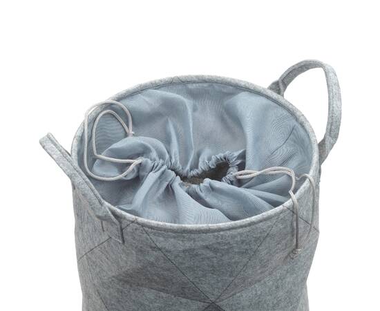 Кошик для білизни KELA Fay світло-сіра 50х33см (24490), зображення 2