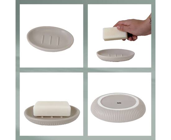 Мильниця KELA Adele сіра 13.5х9.5х2 см (23738), зображення 4