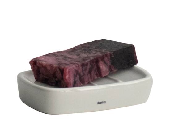 Мыльница KELA Landora ледяно-серая 12.5х8.5х2.5 см (20405), изображение 4