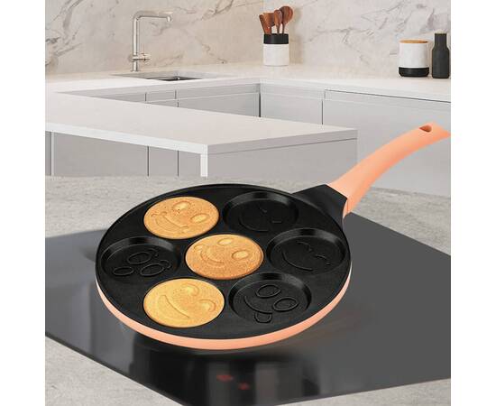 Сковорода блинная 26 см Maestro Smile индукционное дно (MR1222-B), изображение 2