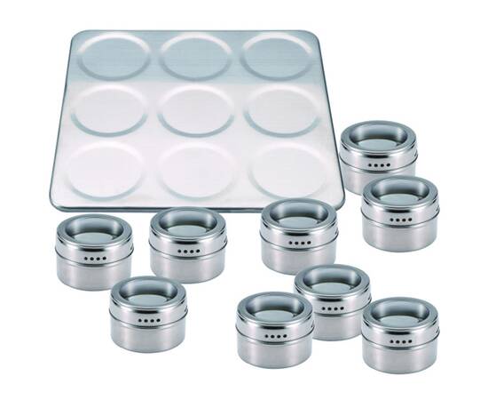 Набір ємностей для спецій MasterPro Foodies collectIon 10 предметів (BGMP-6101-6), зображення 3