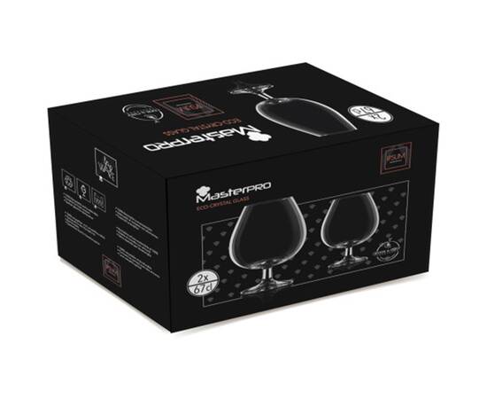 Набір коньячних келихів MasterPro Barware oenology, 670 мл, 2 шт (BGEU-2883), зображення 3