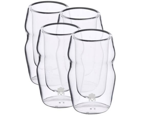 Набор рюмок с двойными стенками MasterPro Mixology 50 мл, 4 шт (BGMP-20201), изображение 2