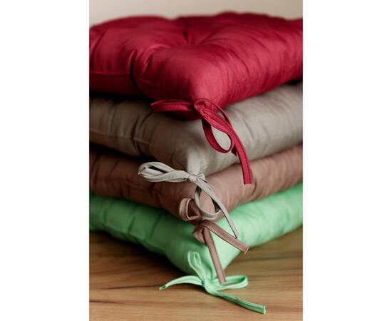 Подушка на стілець 40х40 Фібра коричнева Прованс (029613), Колір: коричневий, Розмір: 40x40, зображення 6