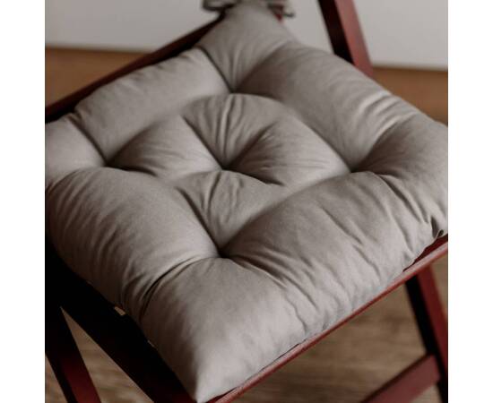 Подушка на стул 40х40 Фібра сіра Прованс (029605), Цвет: серый, Размер: 40x40, изображение 2