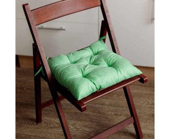 Подушка на стілець 40х40 Фібра зелена Прованс (029609), Колір: зелений, Розмір: 40x40, зображення 3