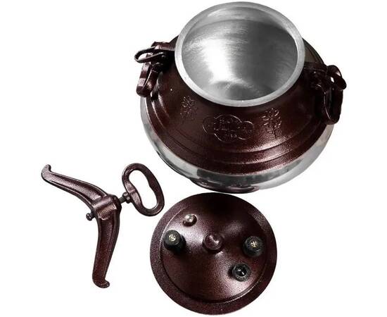 Казан афганський комбінований 10л Rashko Baba (RB-10), Об’єм казана: 10 л, Наявність кришки: з алюмінієвою кришкою, зображення 2