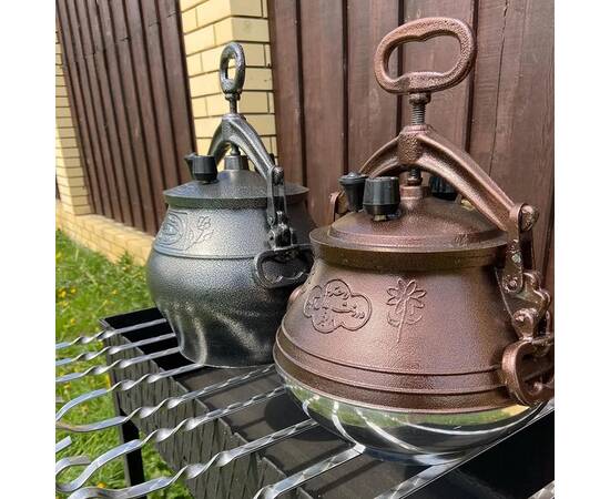 Казан афганський комбінований 15л Rashko Baba (RB-15), Об’єм казана: 15 л, Наявність кришки: з алюмінієвою кришкою, зображення 7